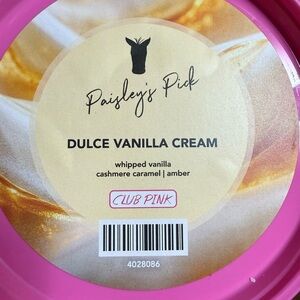 Paisley's Pick Dulce Vanilla Cream - Club Pink Lid